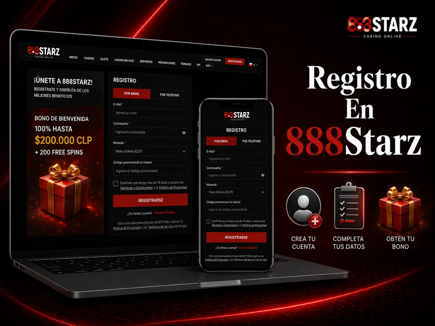 Registro En 888Starz